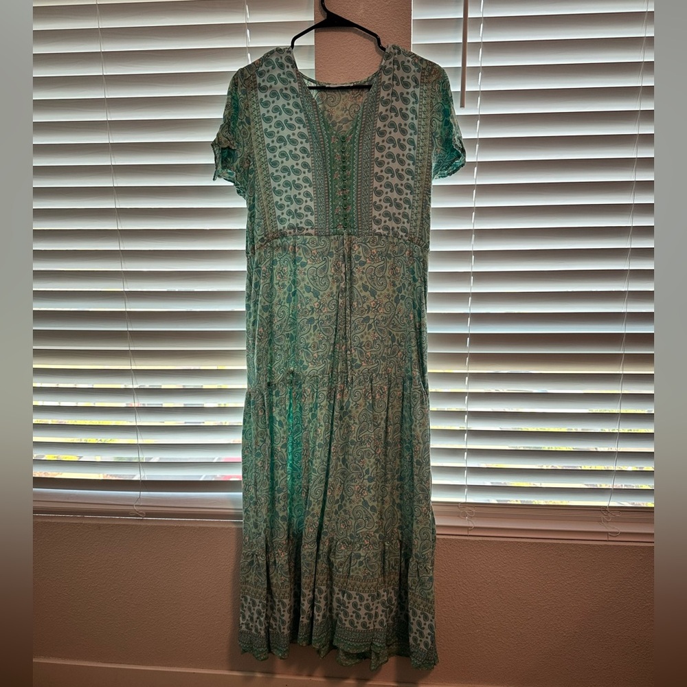 Mint Green Maxi Dress💚🩵